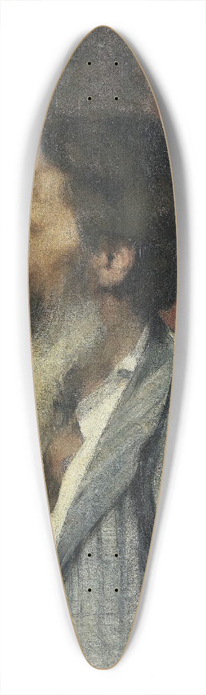 Lon Augustin Lhermitte - Portrait Of A Man 39.3 inch art pintail longboard deck