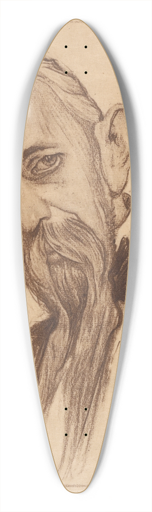 Lon Bakst - Le sacre du printemps 2 39.3 inch art pintail longboard deck
