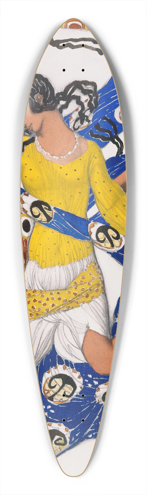 Lon Bakst - The Butterfly (Costume Design for Anna Pavlova) 39.3 inch art pintail longboard deck