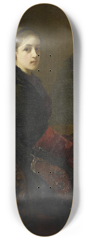 Christoffel Bisschop - The Interrupted Prayer 8.25 inch art skate deck