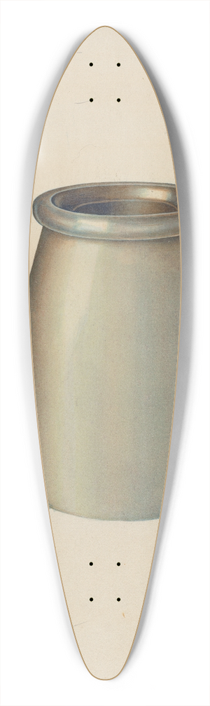 Lon Cronk - Stoneware Jar 39.3 inch art pintail longboard deck