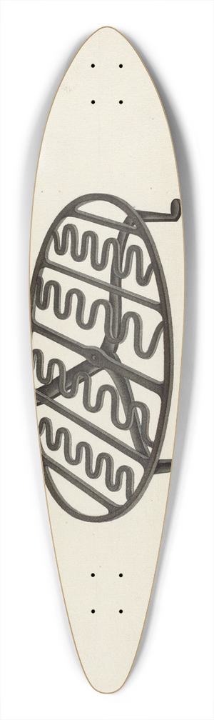 Lon Cronk - Trivet 39.3 inch art pintail longboard deck