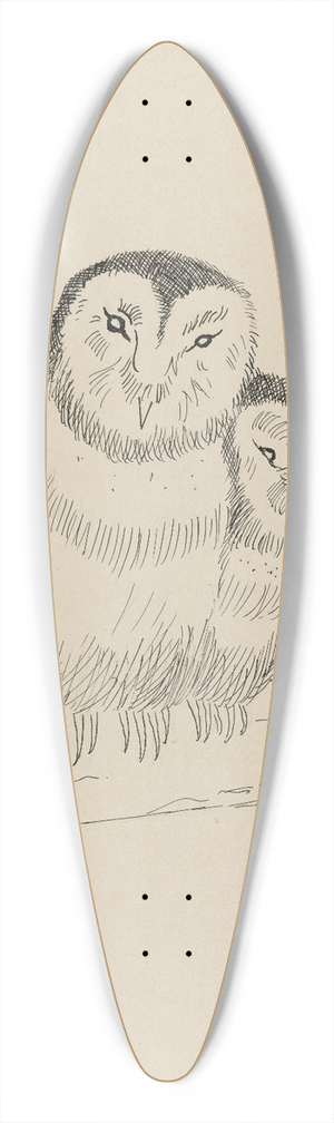 Lon Spilliaert - Au temps que Nanette tait perdue 39.3 inch art pintail longboard deck