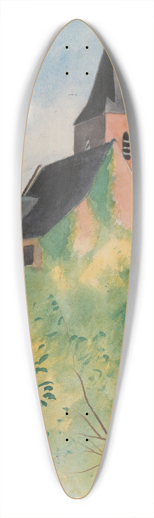 Lon Spilliaert - Au temps que Nanette tait perdue pl. 2 39.3 inch art pintail longboard deck