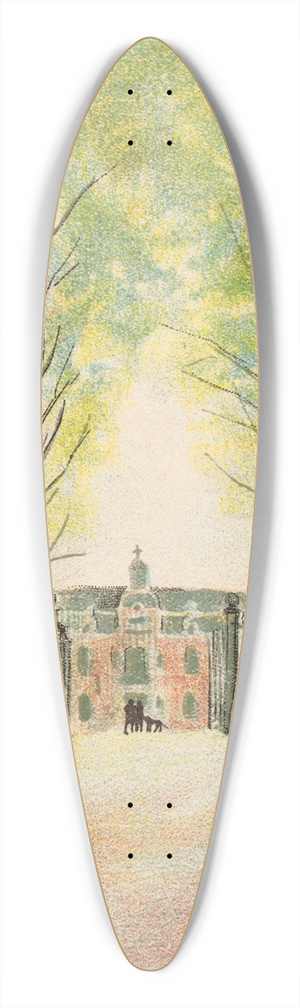 Lon Spilliaert - Au temps que Nanette tait perdue pl. 3 39.3 inch art pintail longboard deck
