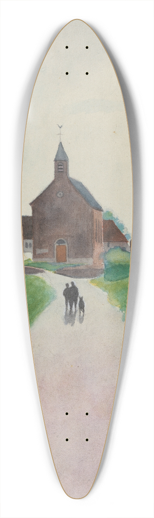 Lon Spilliaert - Au temps que Nanette tait perdue pl. 4 39.3 inch art pintail longboard deck