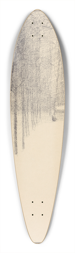 Lon Spilliaert - De dreef 39.3 inch art pintail longboard deck
