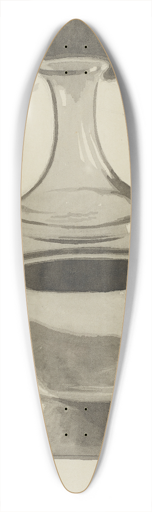Lon Spilliaert - Karaf op nachttafel 39.3 inch art pintail longboard deck