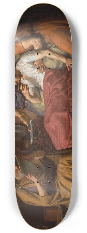 Christoffer Wilhelm Eckersberg - Alexander The Great On His Sickbed 8.25 inch art skate deck