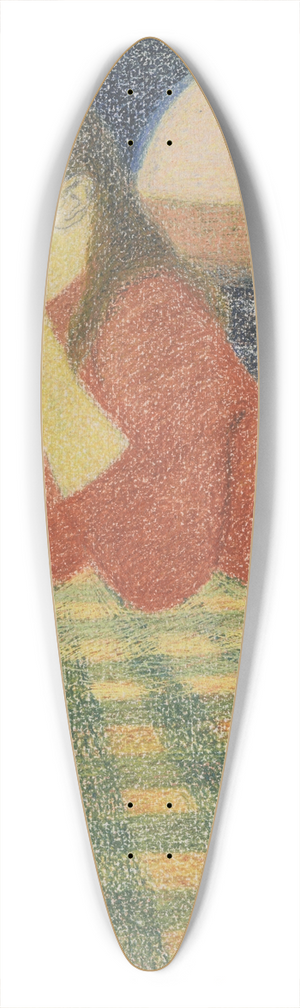 Lon Spilliaert - Leunende vrouw 39.3 inch art pintail longboard deck