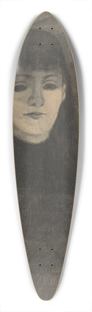 Lon Spilliaert - Melancholie 39.3 inch art pintail longboard deck