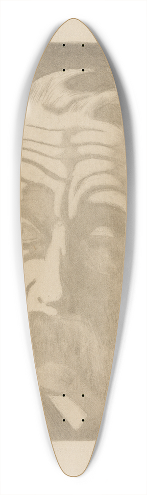 Lon Spilliaert - Portret van Emile Verhaeren 39.3 inch art pintail longboard deck