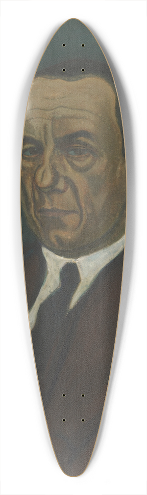 Lon Spilliaert - Portret van Henri Vandeputte 39.3 inch art pintail longboard deck