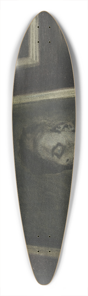 Lon Spilliaert - Zelfportret met spiegel 39.3 inch art pintail longboard deck