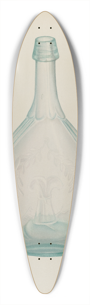 Loraine Makimson - Bottle 39.3 inch art pintail longboard deck