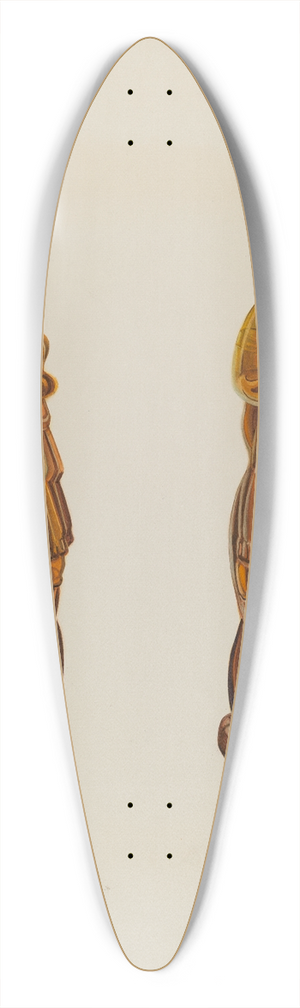 Loraine Makimson - Indian Bottle (Medicine Bottle) 39.3 inch art pintail longboard deck