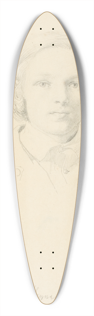 Lorenz Frlich - Portrt af Christian Henneberg 39.3 inch art pintail longboard deck