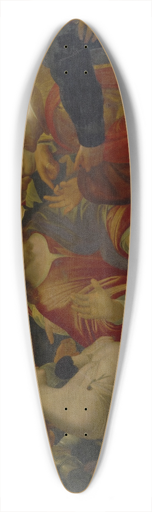 Lorenzo Lotto - Christ And The Adulteress 39.3 inch art pintail longboard deck
