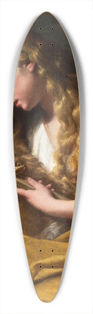 Lorenzo Pasinelli - The Penitent Magdalene 39.3 inch art pintail longboard deck