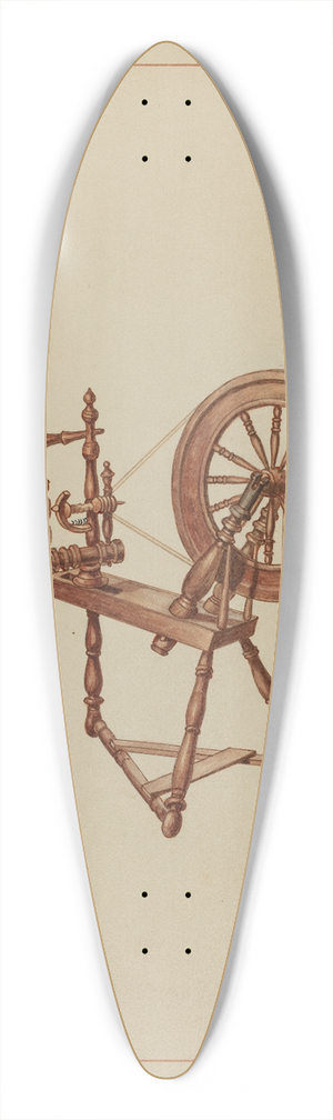 Lorenz Rothkranz - Spinning Wheel 39.3 inch art pintail longboard deck