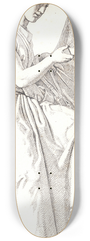 Christoffer Wilhelm Eckersberg - Fornuften Allegorisk figur 8.25 inch art skate deck Christoffer Wilhelm Eckersberg - Fornuften Allegorisk figur 8.25 inch art skate deck