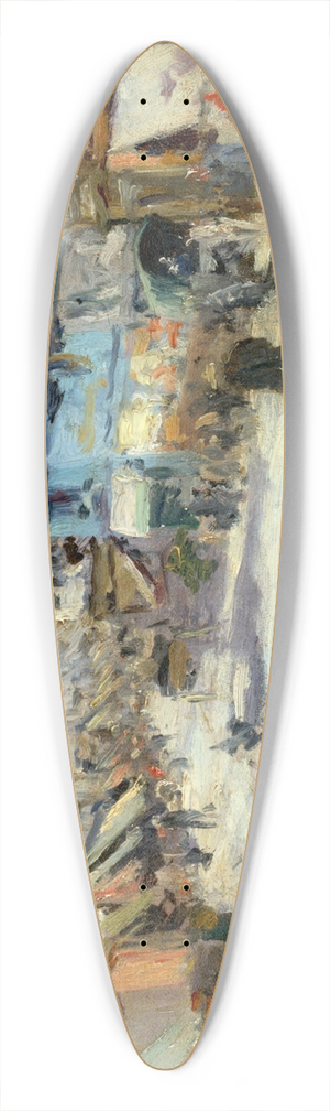 Louis Abel-Truchet - La rue Lepic, langle de la rue Puget et la place Blanche 39.3 inch art pintail longboard deck