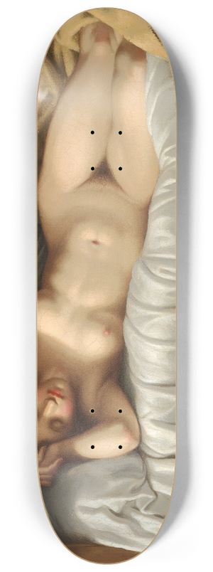 Christoffer Wilhelm Eckersberg - Liggende model 8.25 inch art skate deck