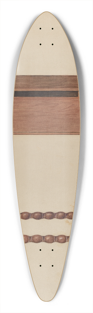 Louis Annino - Tavern Table or Refectory Table 39.3 inch art pintail longboard deck