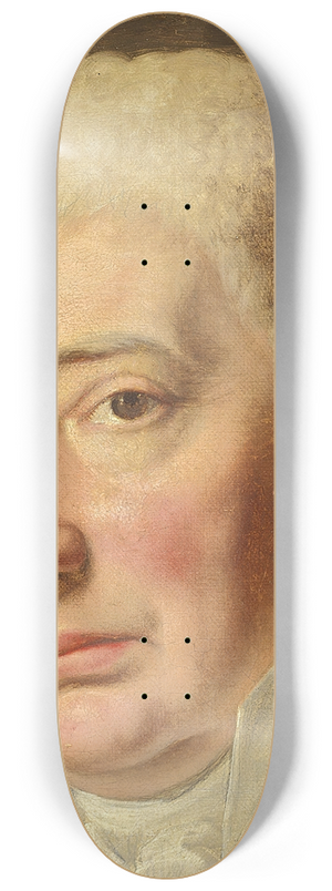 Christoffer Wilhelm Eckersberg - Studie til portrt af kbmand Schmidt 8.25 inch art skate deck