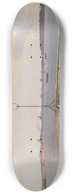 Christoffer Wilhelm Eckersberg - View from the Trekroner Battery with Copenhagen in the distance 8.25 inch art skate deck Christoffer Wilhelm Eckersberg - View from the Trekroner Battery with Copenhagen in the distance 8.25 inch art skate deck