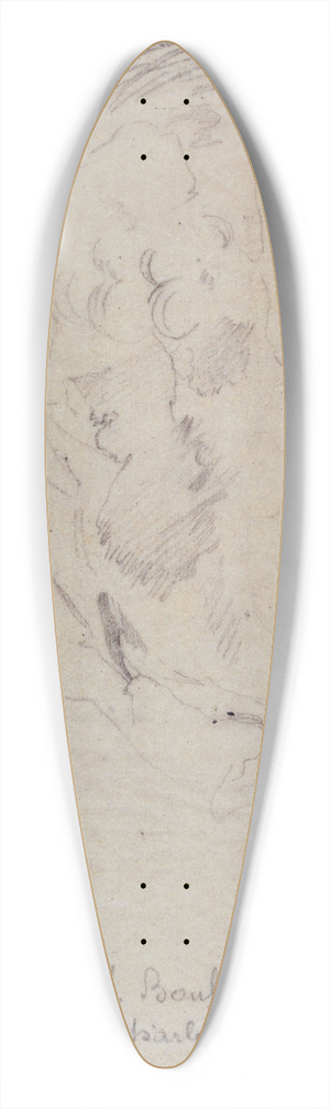 Louis Candide Boulanger - Calque de L. Boulanger sur un dessin original de Charvet lui-mme 39.3 inch art pintail longboard deck