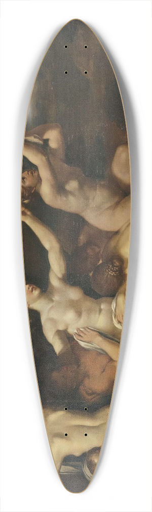 Louis de Boullogne - Diana And Nymphs Bathing 39.3 inch art pintail longboard deck