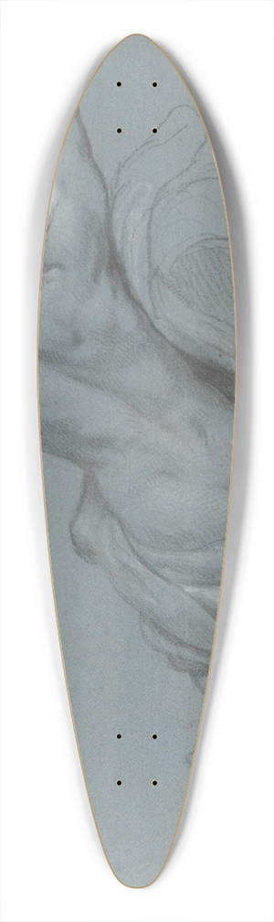 Louis de Boullogne the Younger - Reclining River God 39.3 inch art pintail longboard deck