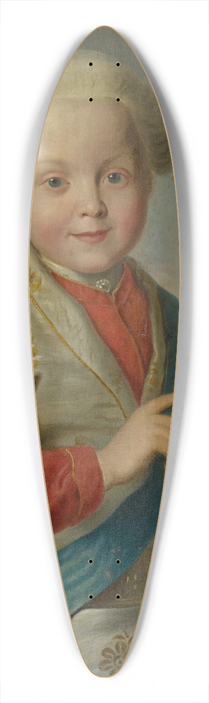 Louis de Silvestre - Portrait of a Prince 39.3 inch art pintail longboard deck