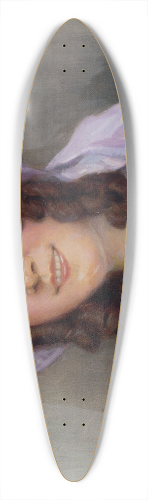 Louis douard Fournier - Portrait de Mademoiselle Maille, socitaire de la Comdie-Franaise, dans le rle de Mme de Lancy dans Antony. 39.3 inch art pintail longboard deck