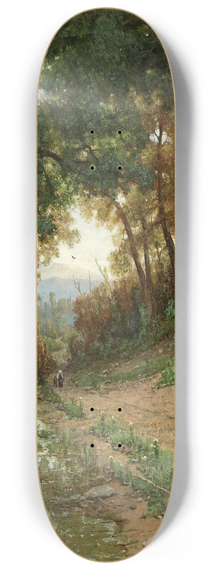 Christopher H. Shearer - Path in the White Mountains 8.25 inch art skate deck