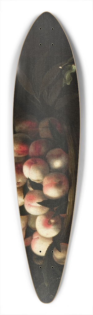 Louise Moillon - Basket of Peaches, with Quinces, and Plums 39.3 inch art pintail longboard deck
