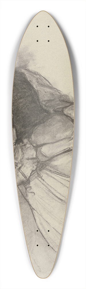 Louis Eysen - Anna Auer resting 39.3 inch art pintail longboard deck