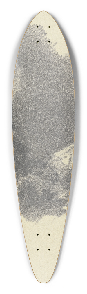 Louis Eysen - Woman reading in an armchair 39.3 inch art pintail longboard deck