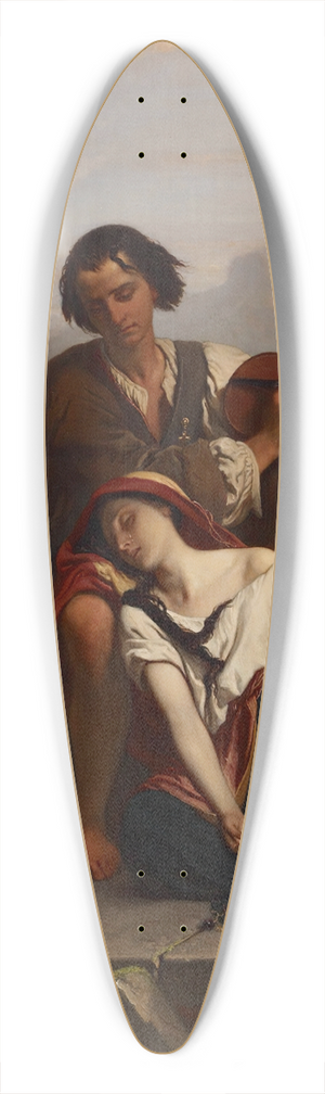 Louis Gallait - Power of Music 39.3 inch art pintail longboard deck