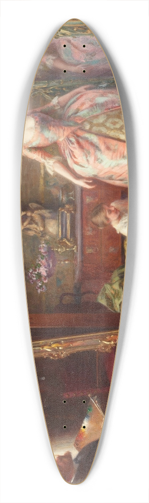 Louis Galliac - The Artists Studio 39.3 inch art pintail longboard deck