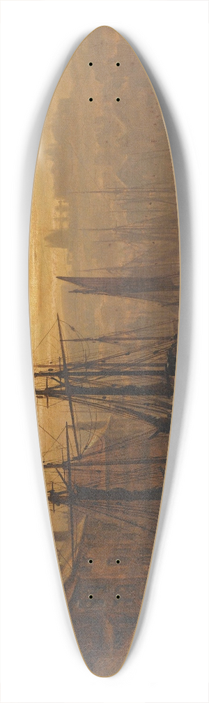 Louis Grimshaw - Whitby 39.3 inch art pintail longboard deck