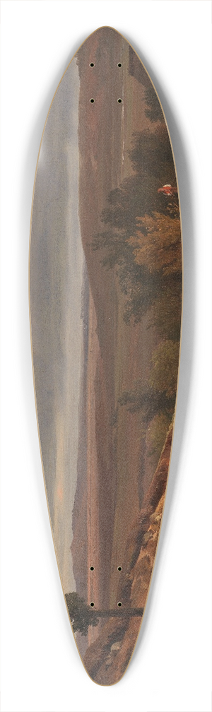 Louis Gurlitt - Heidelandschaft bei Silkeborg in Jtland, Dnemark 39.3 inch art pintail longboard deck