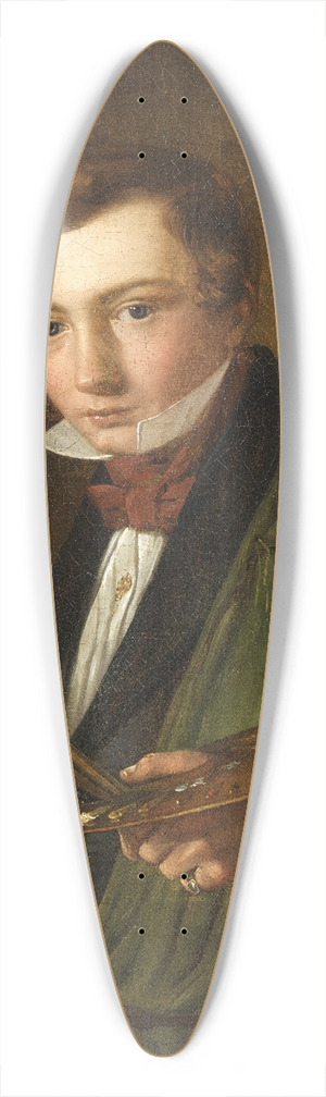 Louis Gurlitt - Self-Portrait 39.3 inch art pintail longboard deck