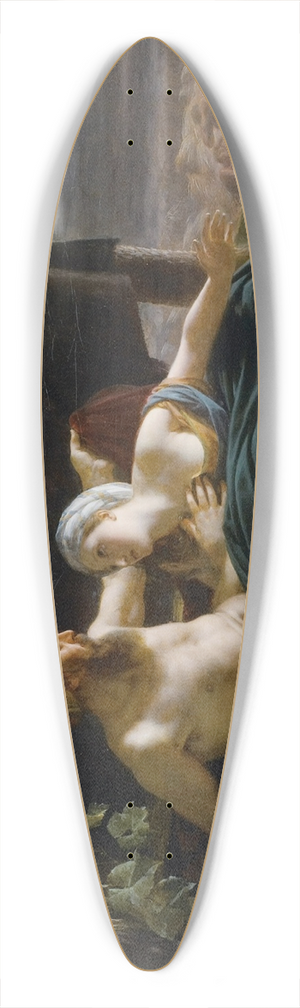 Louis Hersent - Ruth et Booz 39.3 inch art pintail longboard deck Louis Hersent - Ruth et Booz 39.3 inch art pintail longboard deck