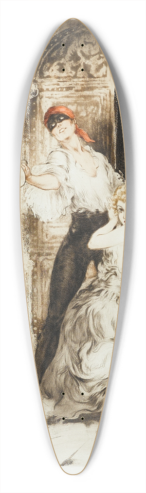 Louis Icart - Casanova 39.3 inch art pintail longboard deck