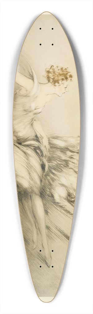 Louis Icart - Zest 39.3 inch art pintail longboard deck