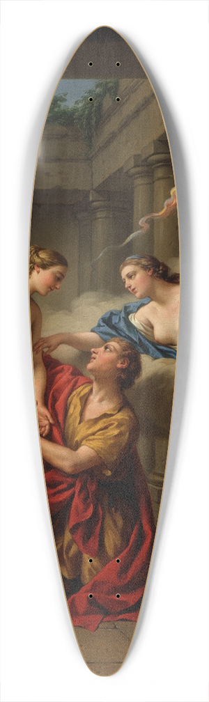 Louis-Jean-Franois Lagrene - Pygmalion and his statue 39.3 inch art pintail longboard deck