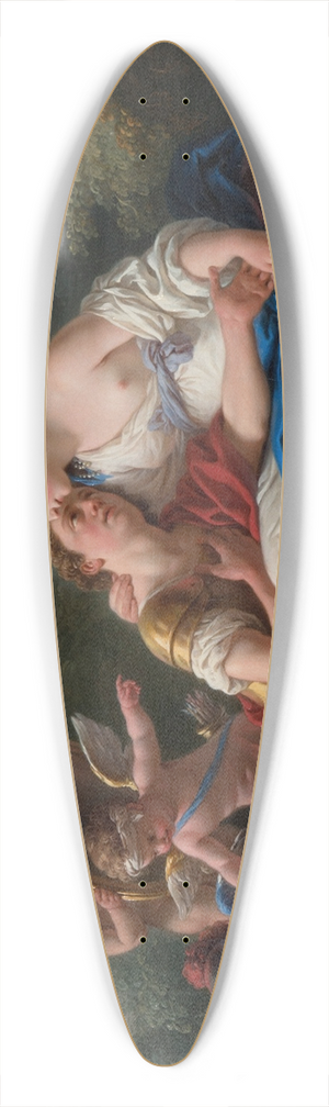 Louis-Jean-Franois Lagrene - Renaud et Armide 39.3 inch art pintail longboard deck
