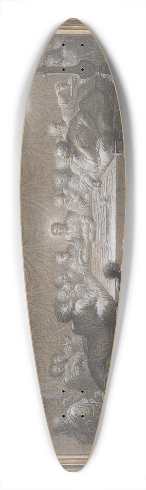 Louis Lafitte - The Last Supper 39.3 inch art pintail longboard deck